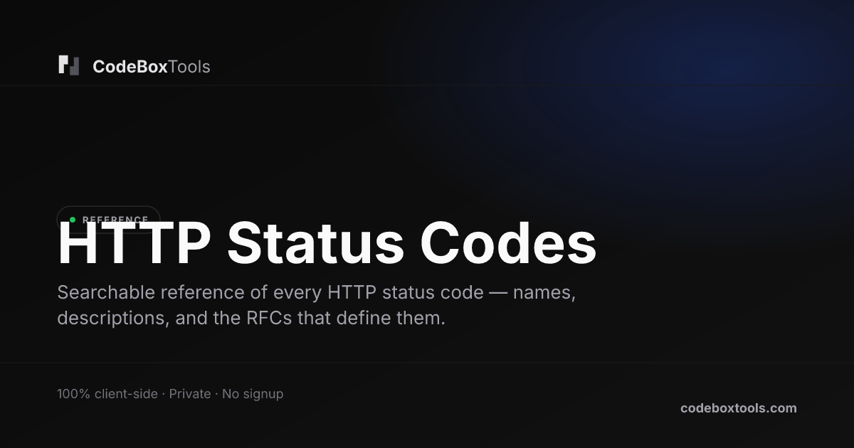 HTTP Status Codes Reference Online — Free Complete List (100–511)